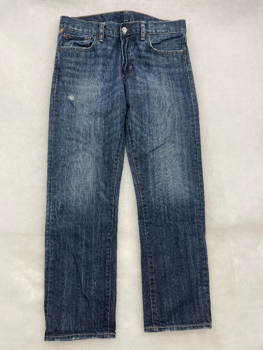 Denim & Supply Ralph Lauren Straight Medium Wash Distressed Jeans Men's 32x30